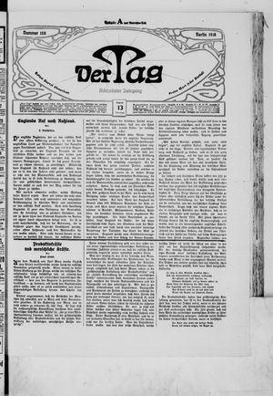 Der Tag vom 13.08.1918