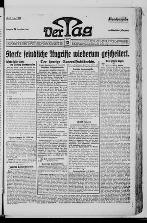 Der Tag vom 13.08.1918