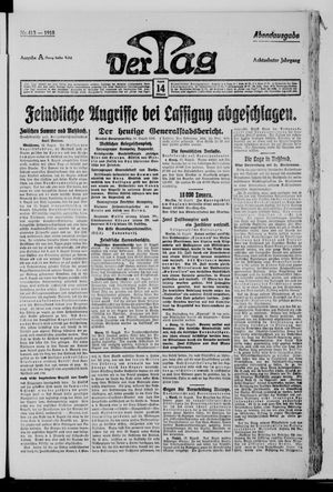 Der Tag vom 14.08.1918