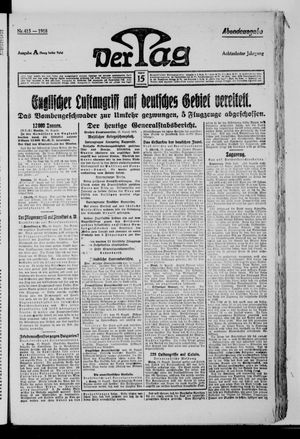 Der Tag vom 15.08.1918
