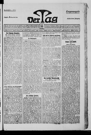 Der Tag vom 16.08.1918