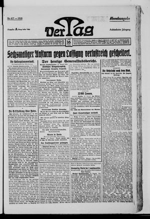 Der Tag vom 16.08.1918