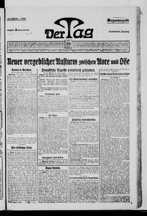 Der Tag vom 20.08.1918
