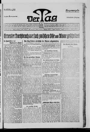 Der Tag vom 22.08.1918