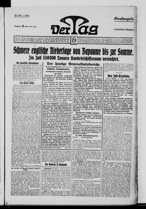 Der Tag vom 23.08.1918