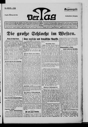 Der Tag vom 25.08.1918
