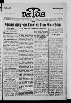 Der Tag vom 28.08.1918