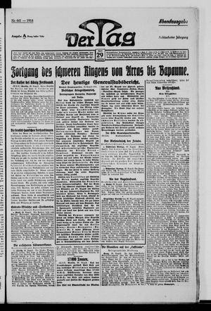 Der Tag vom 29.08.1918