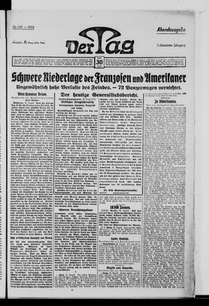 Der Tag vom 30.08.1918