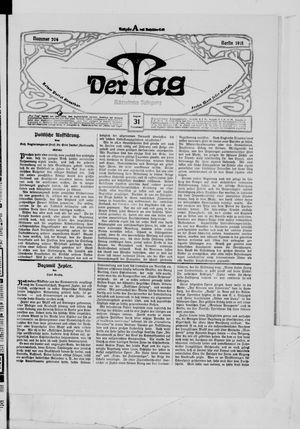 Der Tag vom 31.08.1918