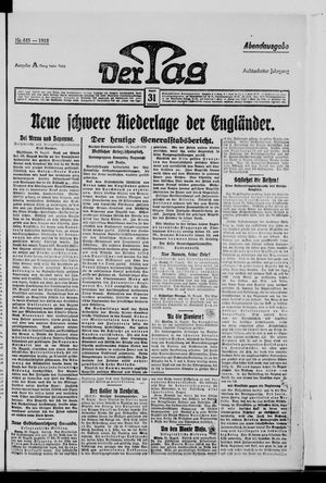 Der Tag vom 31.08.1918