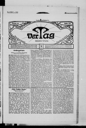 Der Tag vom 14.09.1918