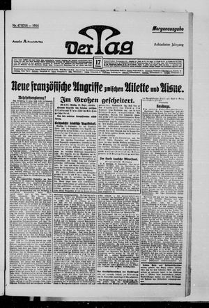Der Tag vom 17.09.1918