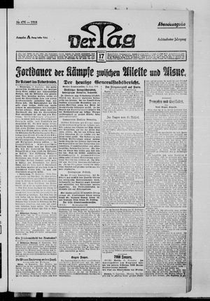 Der Tag vom 17.09.1918