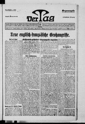 Der Tag vom 19.09.1918