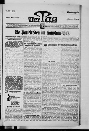 Der Tag vom 25.09.1918