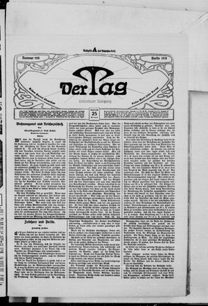 Der Tag vom 25.09.1918