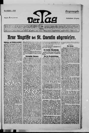 Der Tag vom 26.09.1918