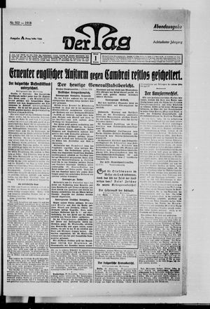 Der Tag vom 01.10.1918
