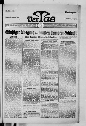 Der Tag vom 02.10.1918
