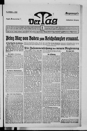 Der Tag vom 04.10.1918
