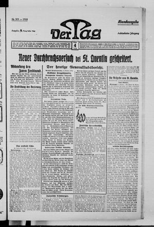 Der Tag vom 04.10.1918