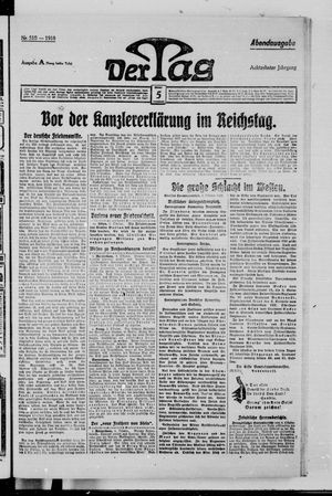 Der Tag vom 05.10.1918