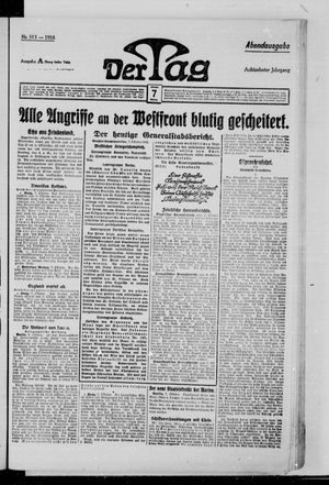 Der Tag vom 07.10.1918