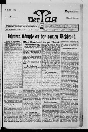 Der Tag vom 09.10.1918