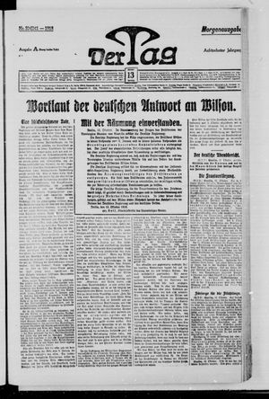 Der Tag vom 13.10.1918