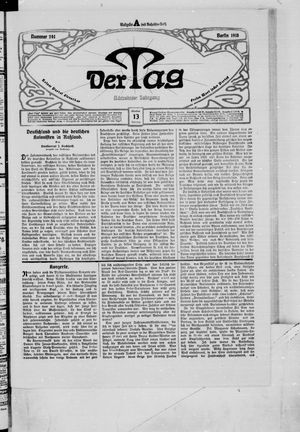 Der Tag vom 13.10.1918