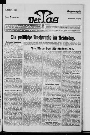 Der Tag vom 23.10.1918