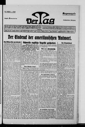 Der Tag vom 25.10.1918