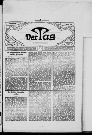 Der Tag vom 25.10.1918