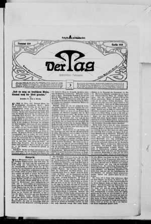 Der Tag vom 03.11.1918