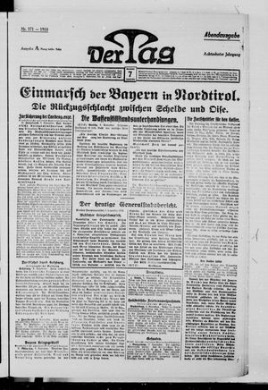 Der Tag vom 07.11.1918
