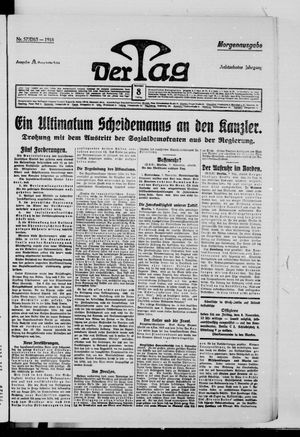 Der Tag vom 08.11.1918
