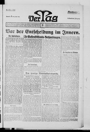 Der Tag vom 08.11.1918