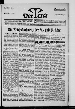 Der Tag vom 17.12.1918