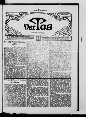 Der Tag vom 01.02.1919