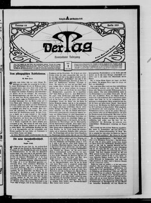 Der Tag vom 01.04.1919