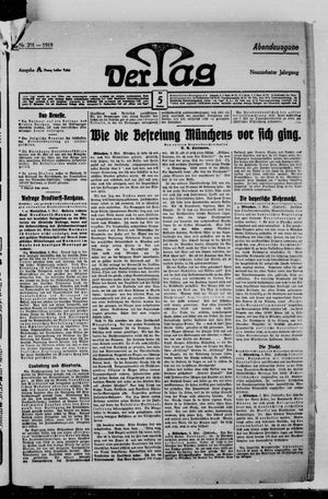 Der Tag vom 05.05.1919