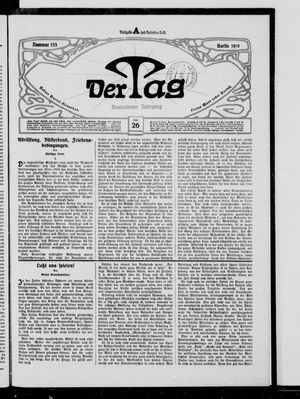 Der Tag vom 26.06.1919