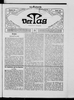 Der Tag vom 13.07.1919