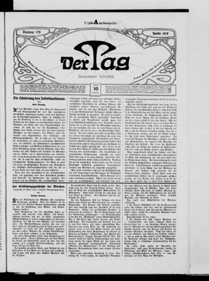 Der Tag vom 10.08.1919