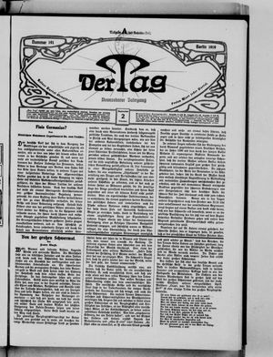 Der Tag vom 02.09.1919