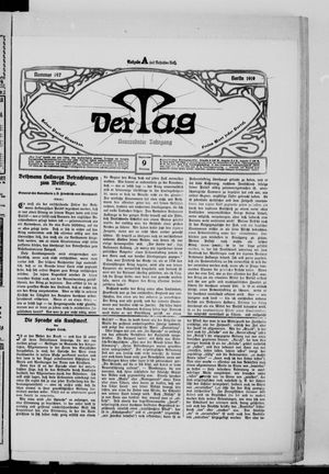 Der Tag vom 09.09.1919