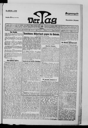 Der Tag vom 10.09.1919