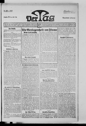 Der Tag vom 27.09.1919