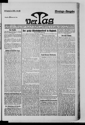 Der Tag vom 29.09.1919